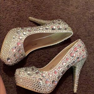 Bling high heels
